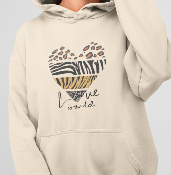 "Love is Wild '' hoodie - Image 3