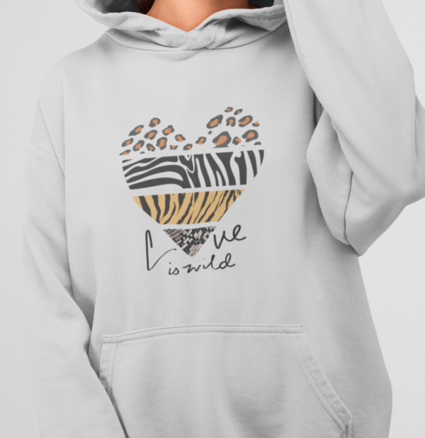 "Love is Wild '' hoodie - Image 2